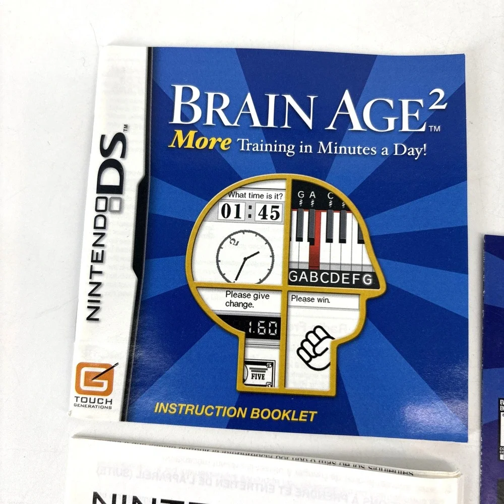 Brain Age 2 More Training‎ in Minutes a Day (Nintendo DS) Complete